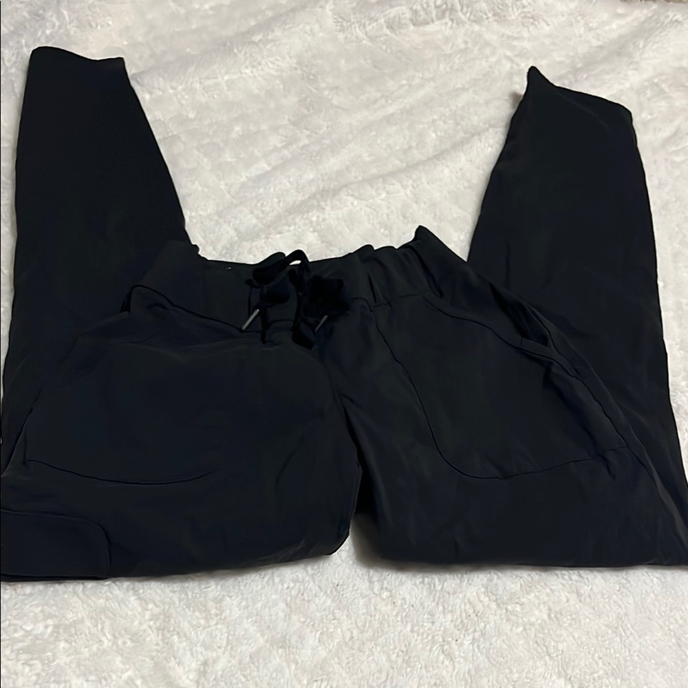 Columbia Black Joggers with Tapered Leg and Drawstring Waist